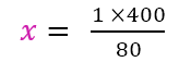 proporción